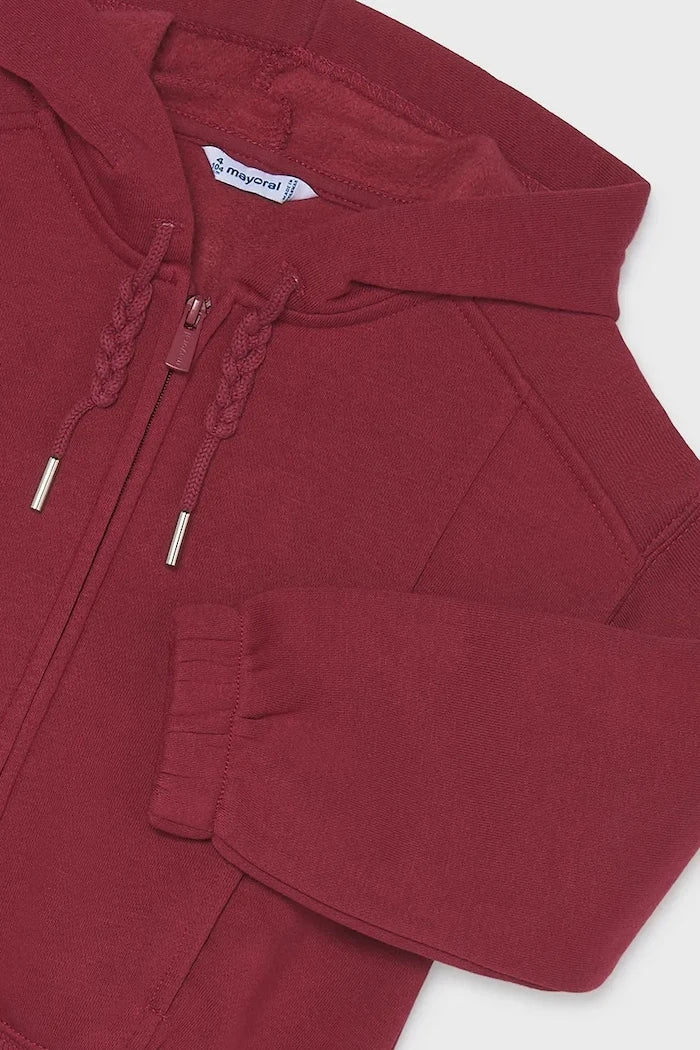 Sudadera Mayoral con capucha y cremallera para niños