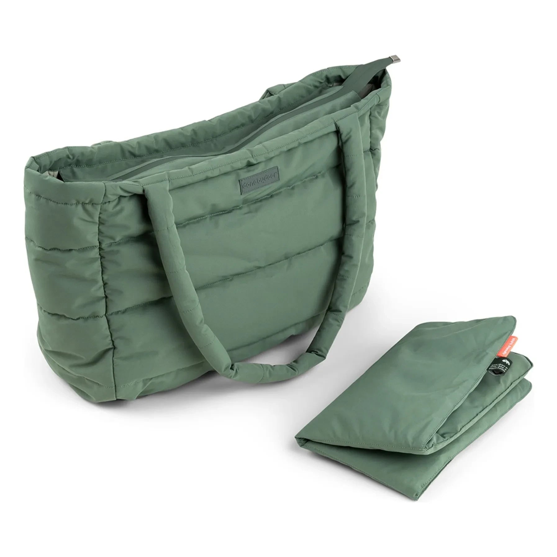 Done by deer - Bolso de maternidad acolchado | Verde