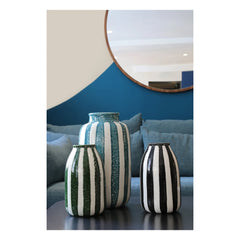 Maison Sarah Lavoine - Jarrón Decorativo Riviera | Azul Sarah