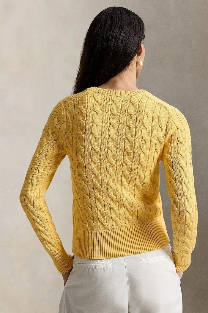Polo Ralph Lauren chaleco de algodón para mujer COTTON-LSL-CRD