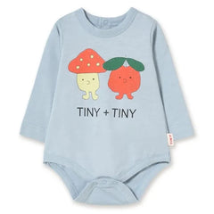 Tinycottons - Tiny & Tiny Organik Pamuk Body | Açık mavi