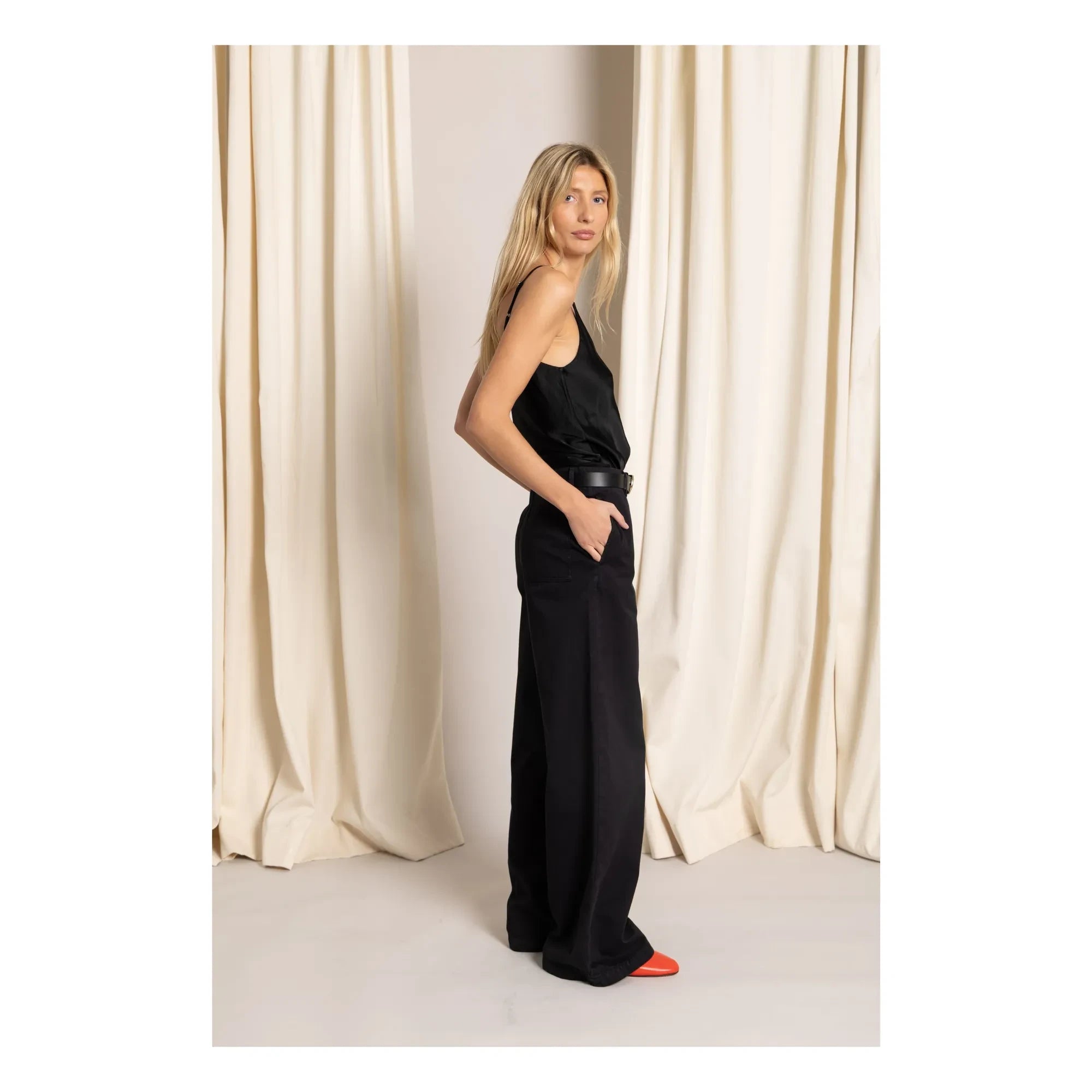 Top de tirantes Hailey de Smallable Woman | Negro
