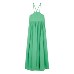 Leon & Harper - Vestido Romee de algodón orgánico | Verde agua