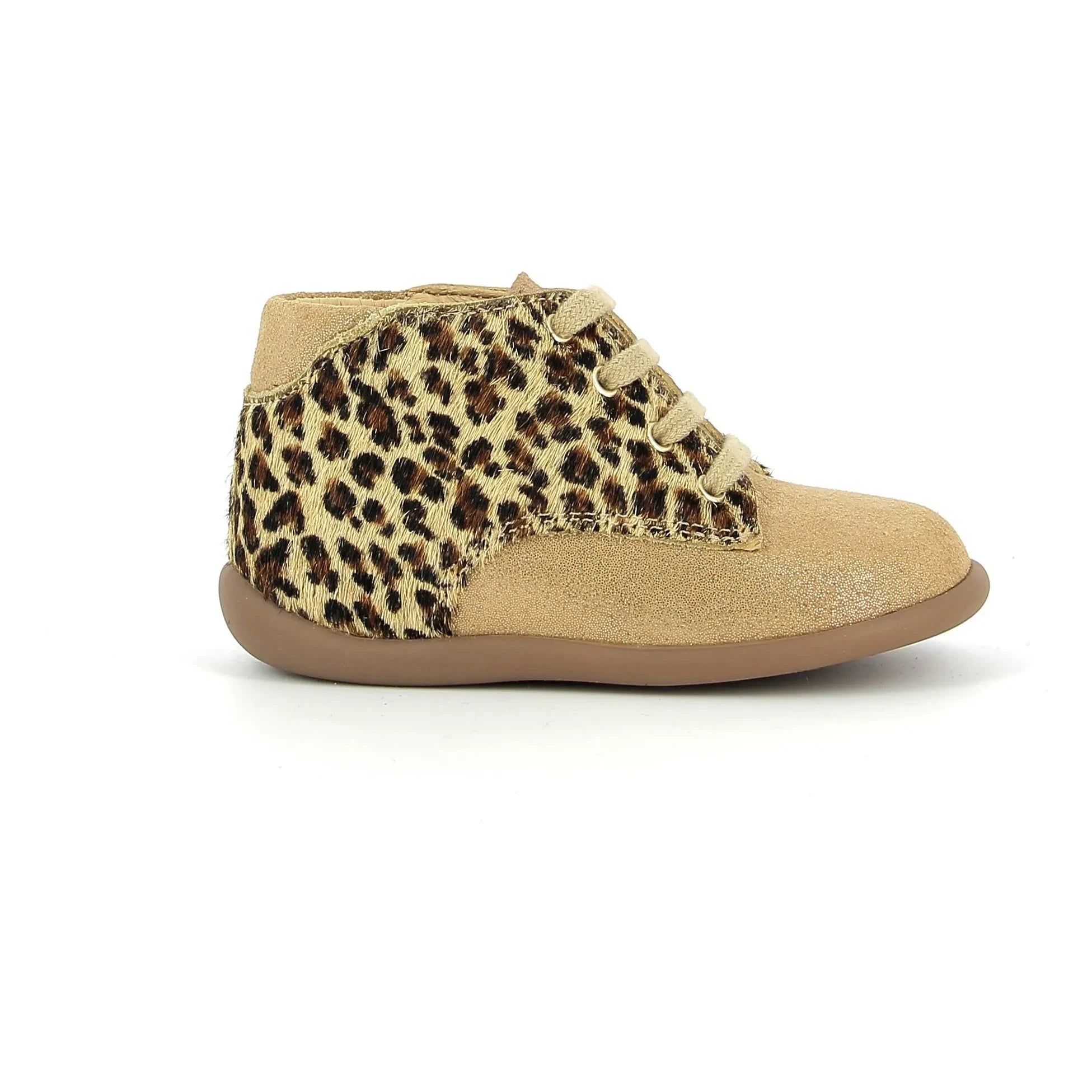 Pom d'Api - Botines de terciopelo Stand Up Derby | Beige