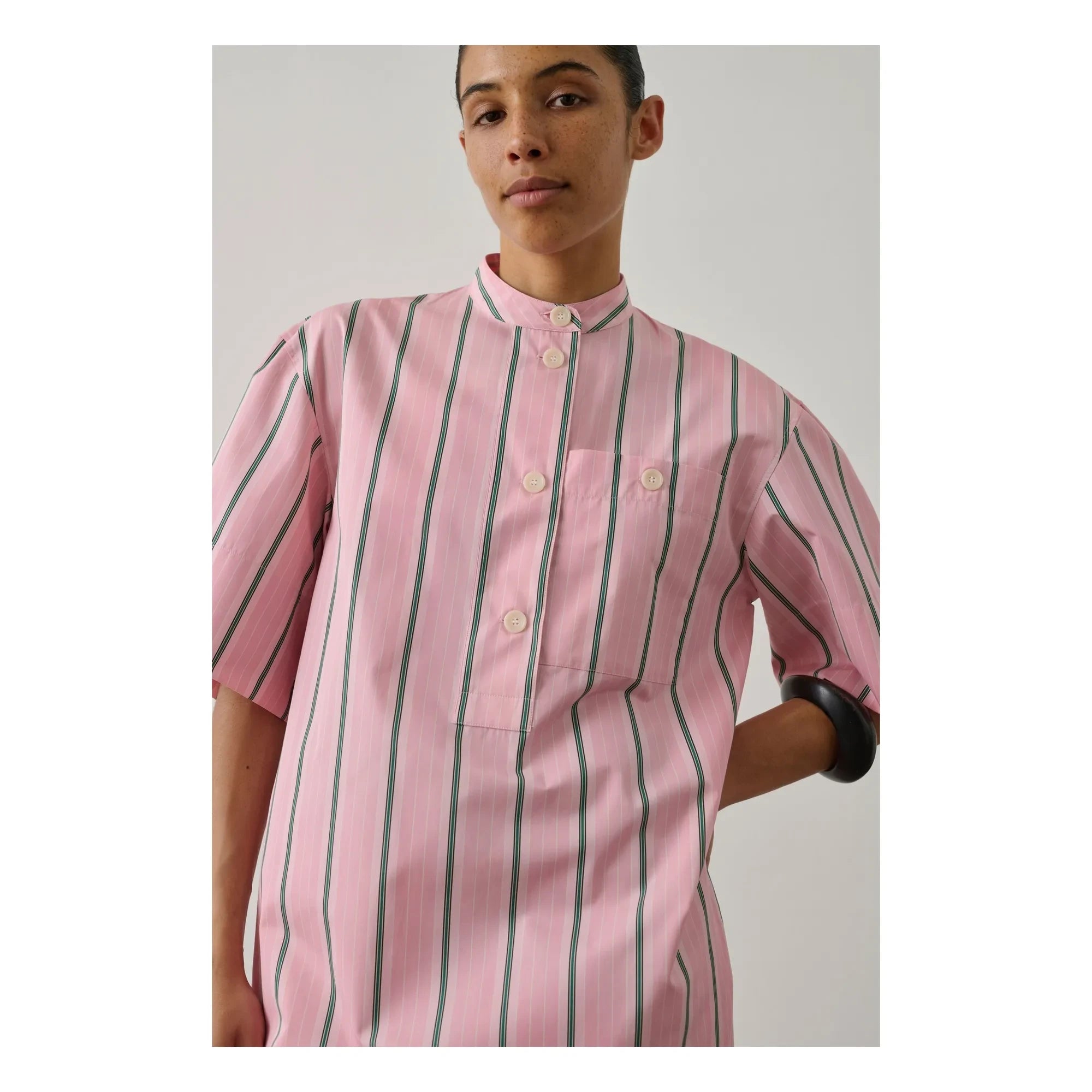 Soeur - Vestido de algodón Ilya | Rosa