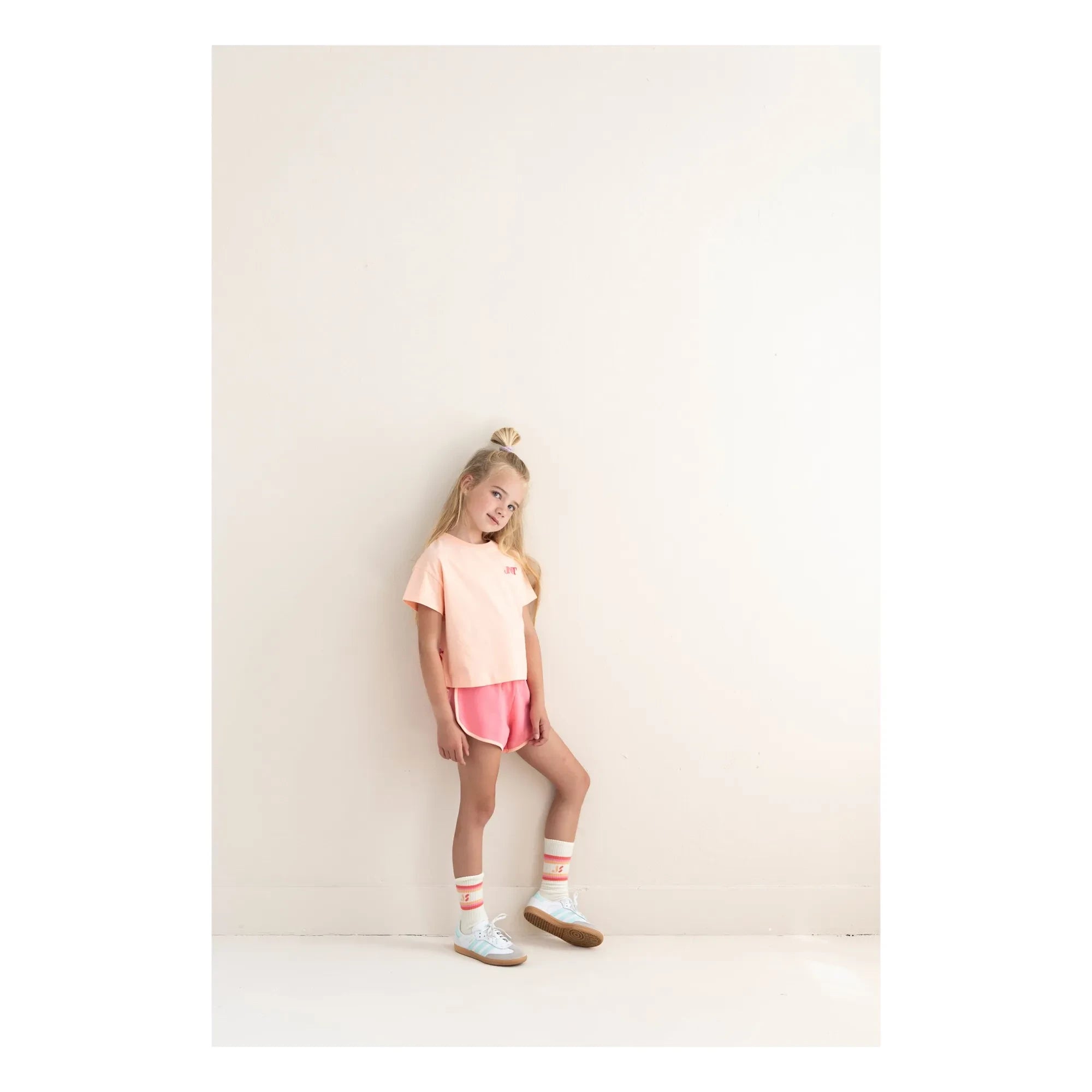 Jenest - Livia JNST Camiseta de algodón orgánico | Melocotón