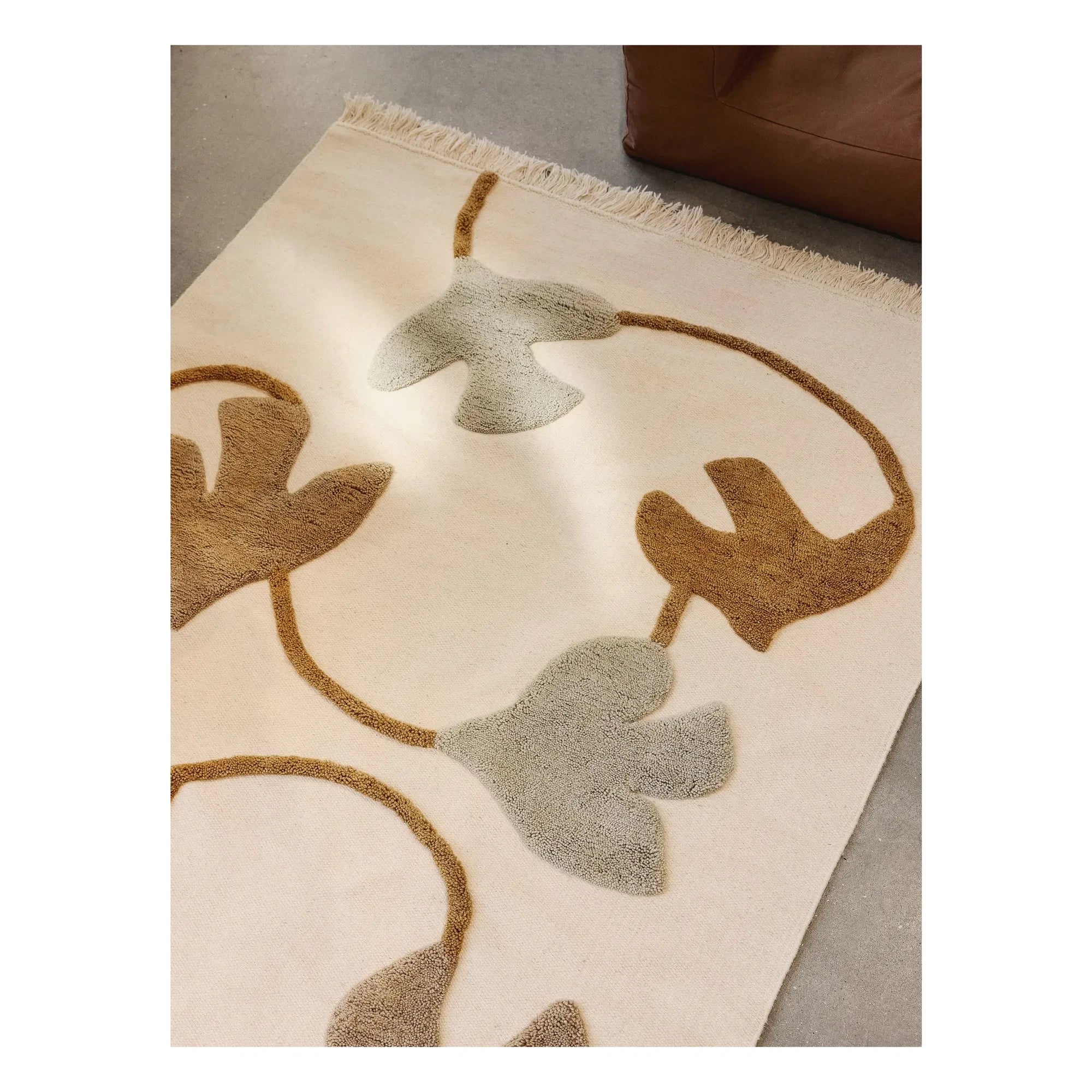 Ferm Living Kids - Alfombra Swif Bird | Beige