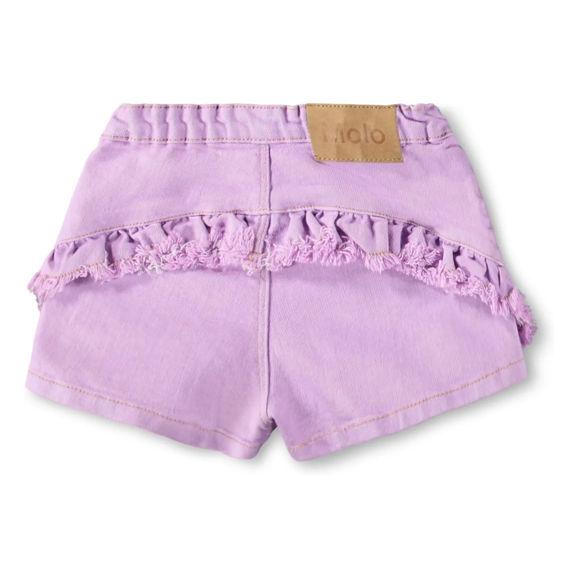 Molo - Shorts de mezclilla con volantes Agnetha | Morado