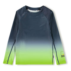 Molo - Camiseta de manga larga Neptune LS con protección UV y degradado de fibras recicladas | Verde fluorescente