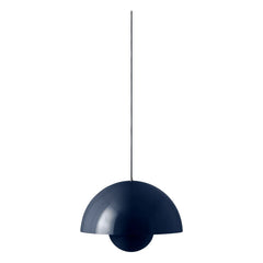 & Tradition - Lámpara colgante Flowerpot VP2, Verner Panton | Azul Oscuro