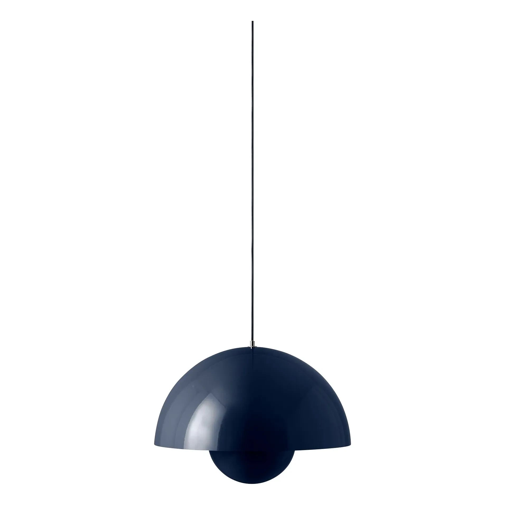 & Tradition - Lámpara colgante Flowerpot VP2, Verner Panton | Azul Oscuro