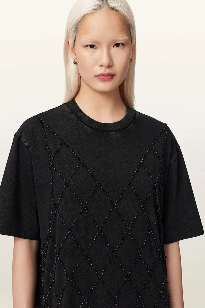 AllSaints Vestido oversize de algodón DARCY