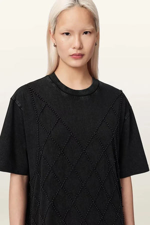AllSaints Vestido oversize de algodón DARCY