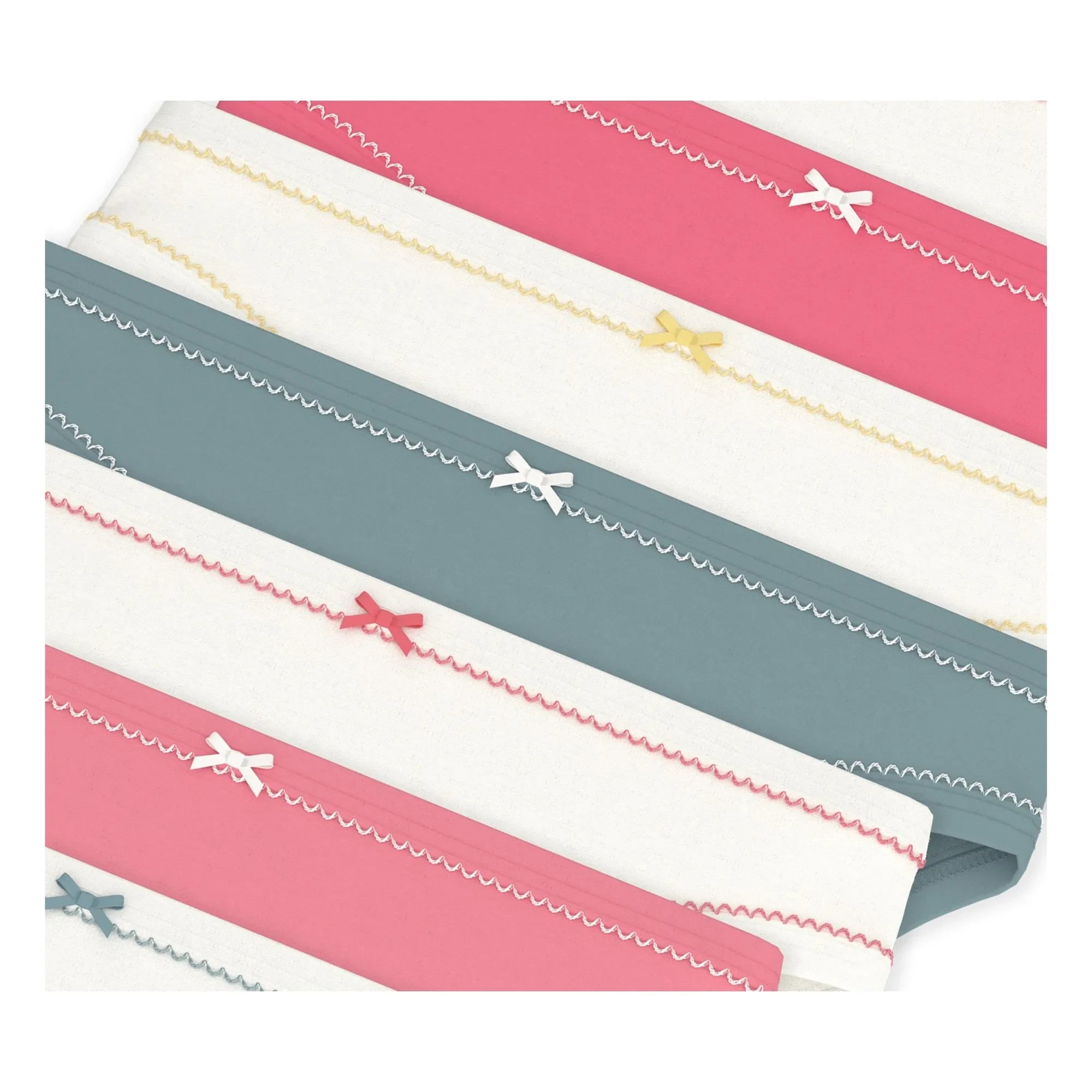 Petit Bateau - Bragas Lisas Paquete de 7 | Coral