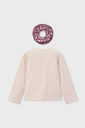 Blusa de manga larga de algodón para niños Mayoral