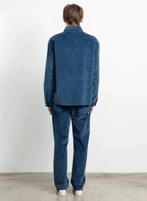 Edmmond Studios - Pantalón de terciopelo Jorge | Azul oscuro
