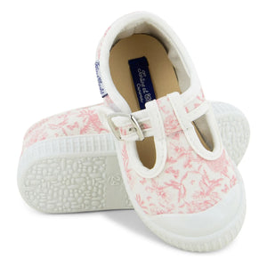 Tartine et Chocolat - Zapatillas de lona para bebés | Rosa claro