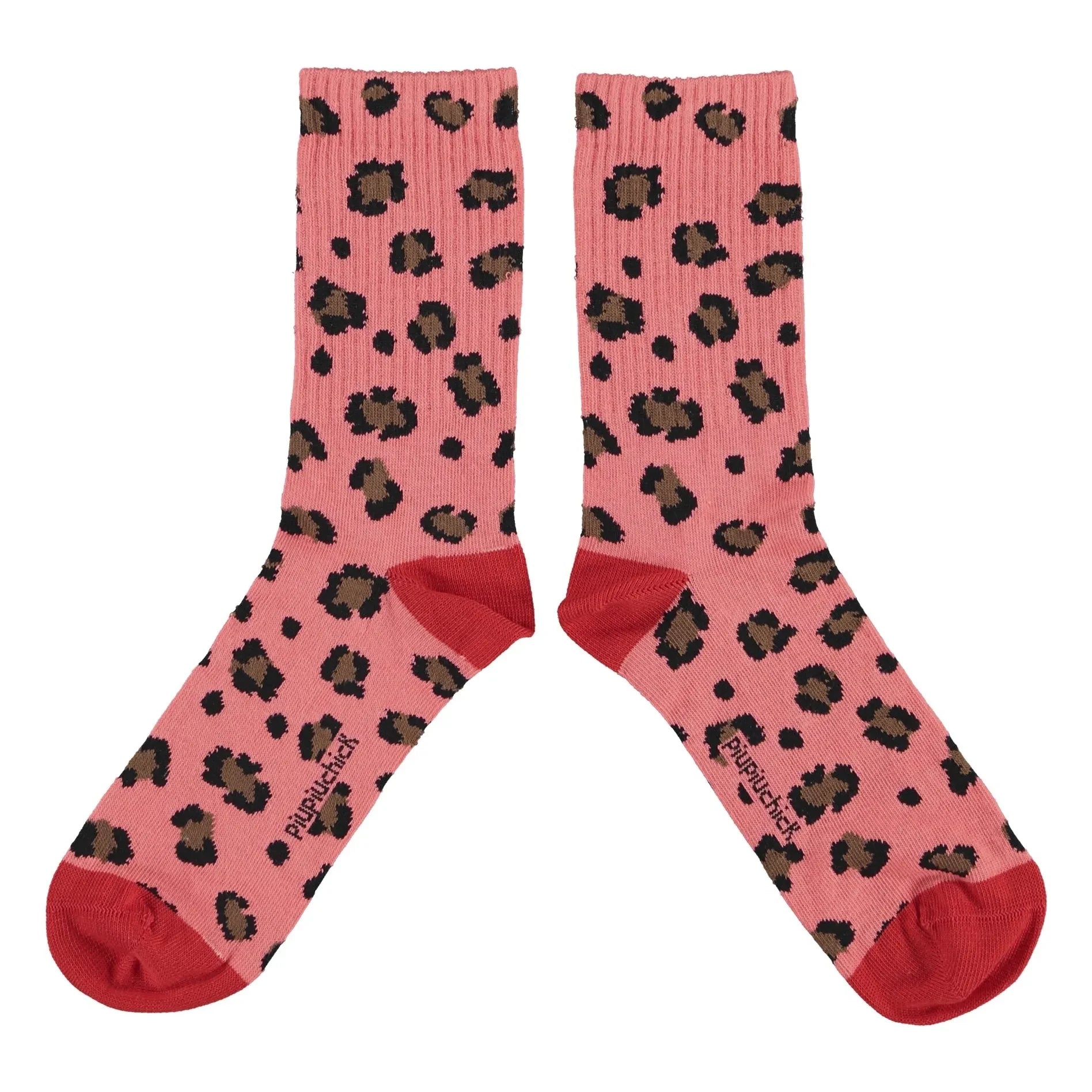 Piupiuchick - Leopar çorap | Pembe