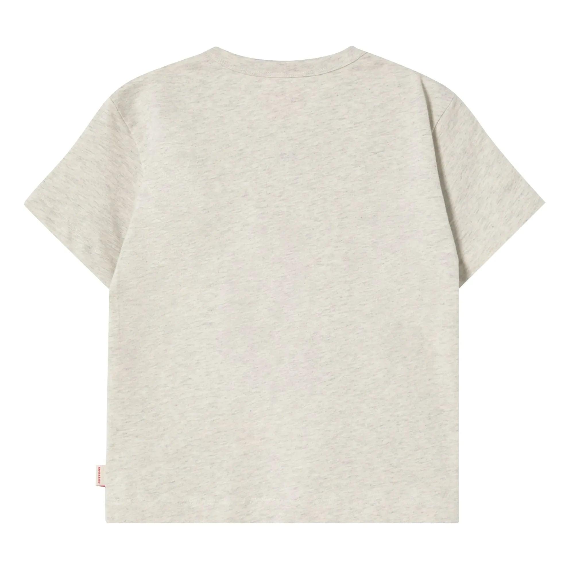 Tinycottons - Camiseta de algodón orgánico Tiny & Tiny Dogs | Beige jaspeado