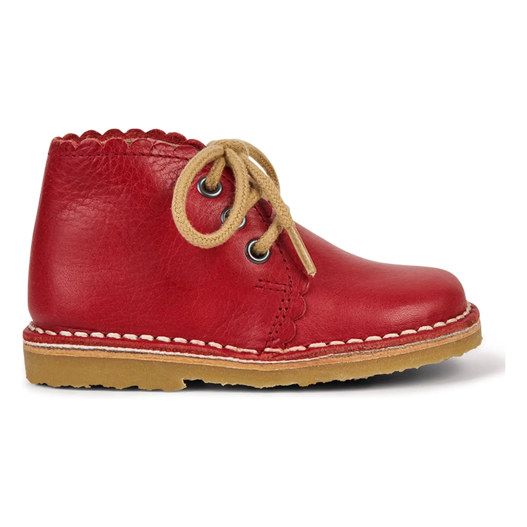 Petit Nord - Botines con encaje de Vieira | Rojo