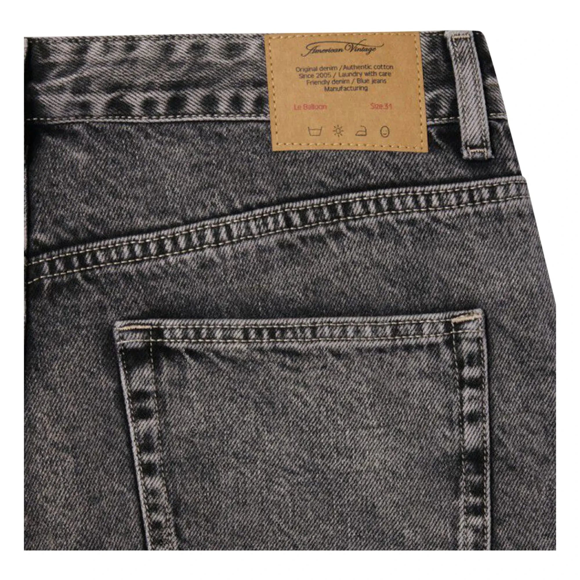 American Vintage - Vaqueros YopDay | Gris vigoré oscuro
