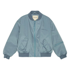 brunobruno nation - Chaqueta bomber de fibra reciclada Adrian | Azul Claro