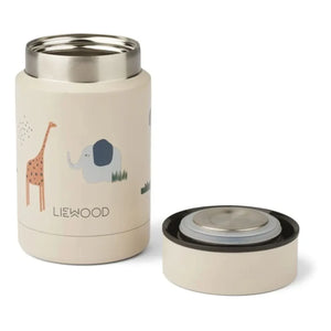 Liewood - Caja de almuerzo aislada Nadja | Safari sandy mix