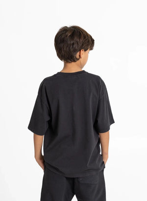 Smallable Kid - Camiseta Orgánica de Algodón Nils | Negra