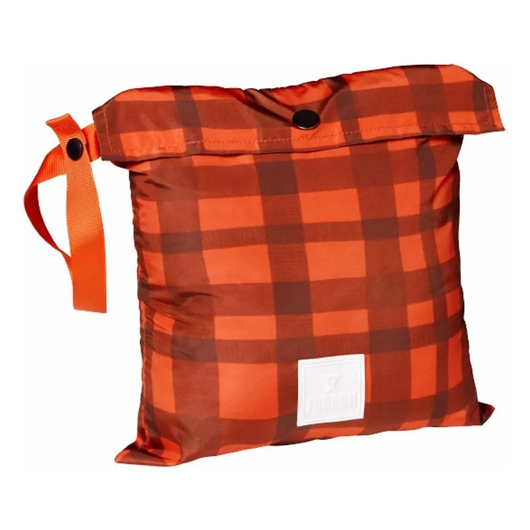 Fudoon - Exclusivo Fudoon X Smallable - Abrigo con capucha reversible a cuadros | Naranja