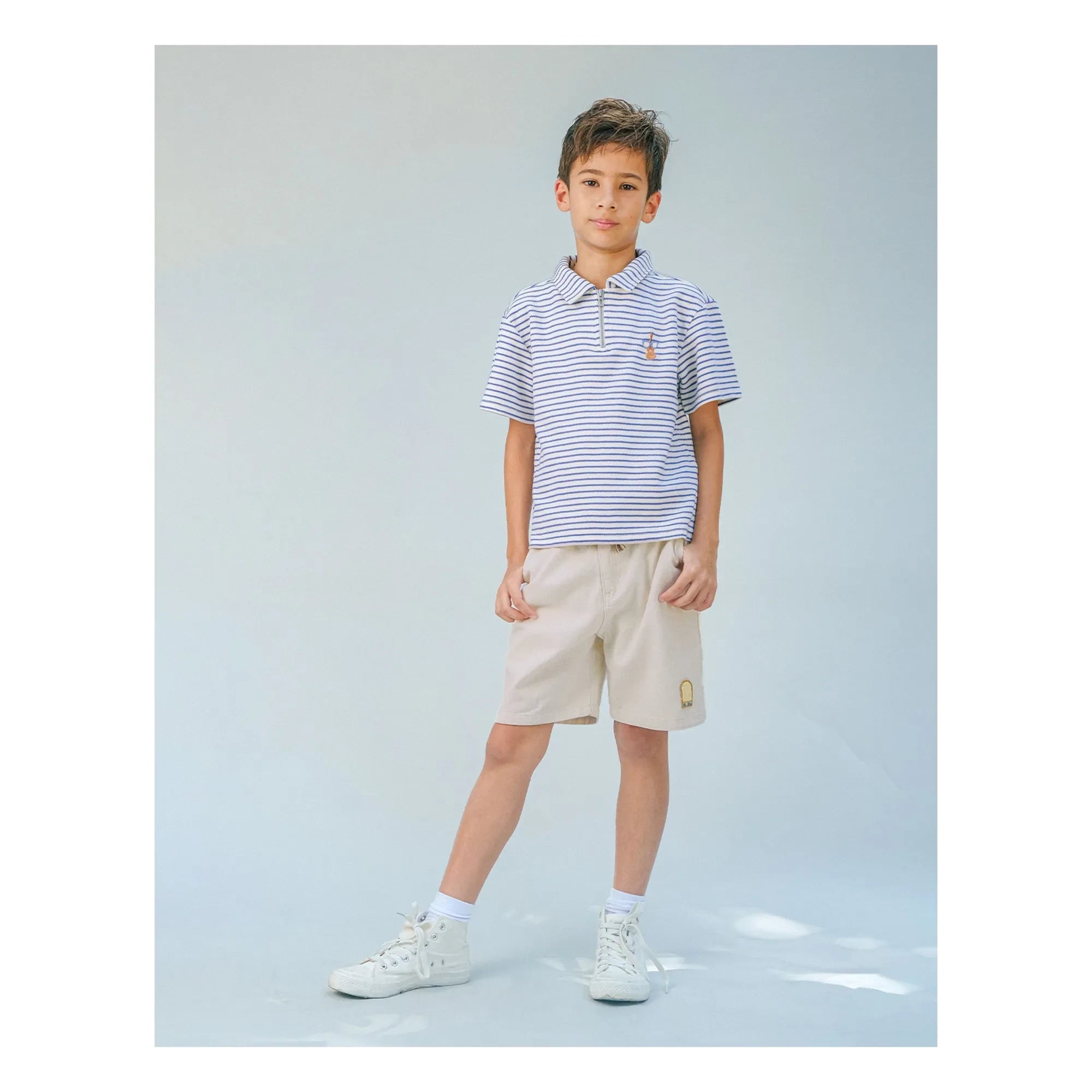 Gingersnaps - Cosmo Bermudas bordadas | Crudo