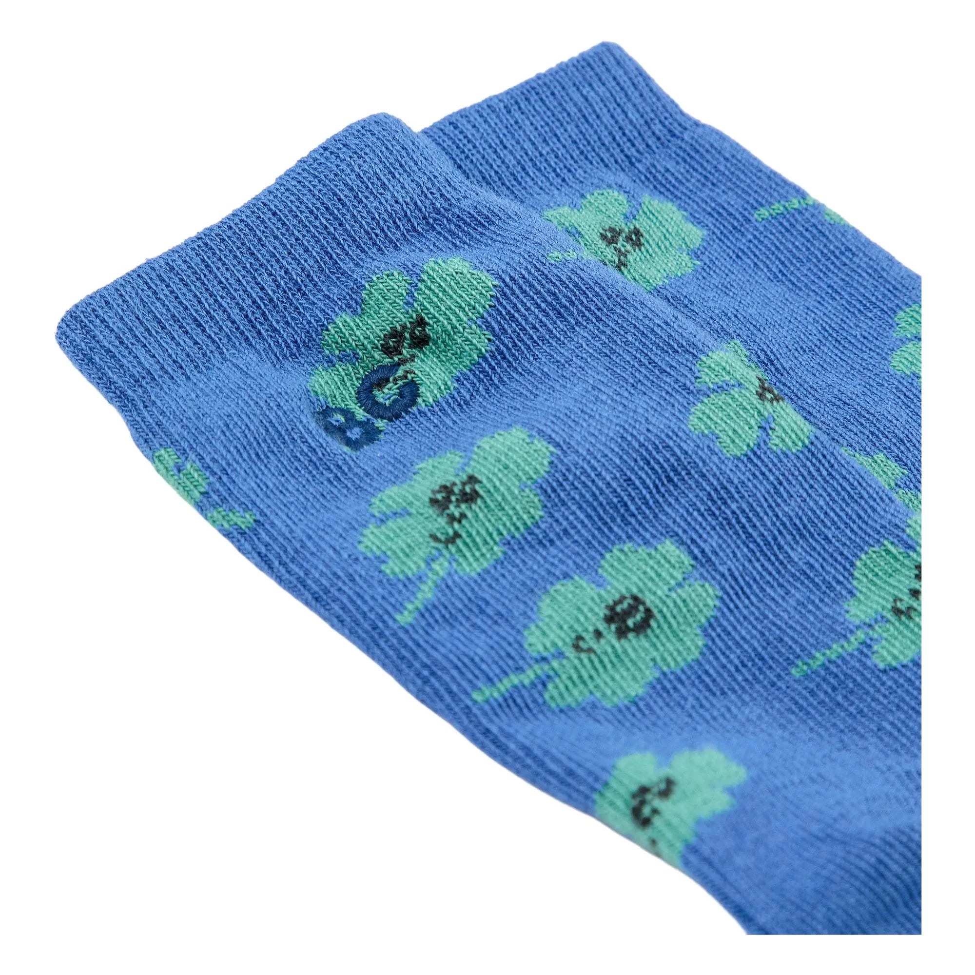 Bobo Choses - Calcetines trébol de algodón orgánico | Azul