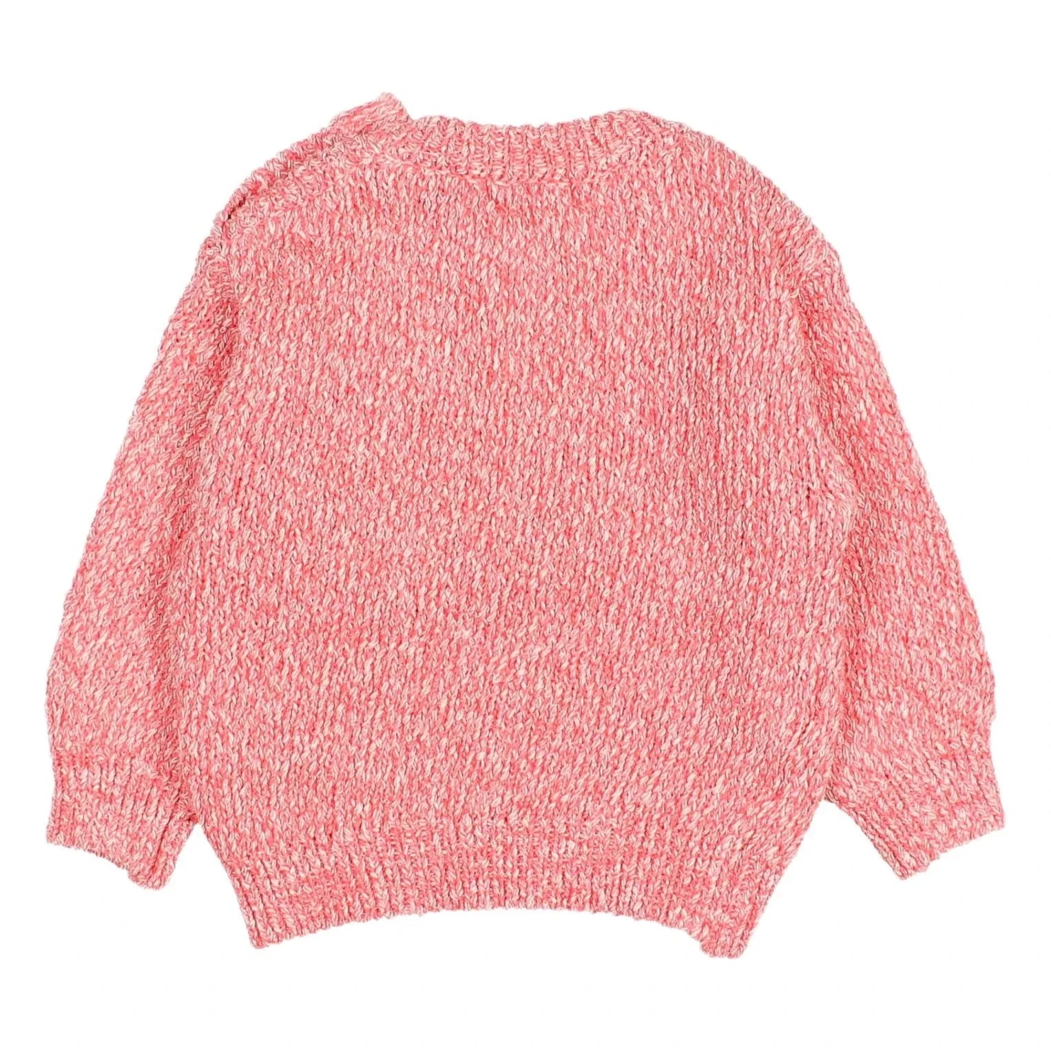 Búho - Jersey de Bebé de Algodón Orgánico Chiné | Rosa