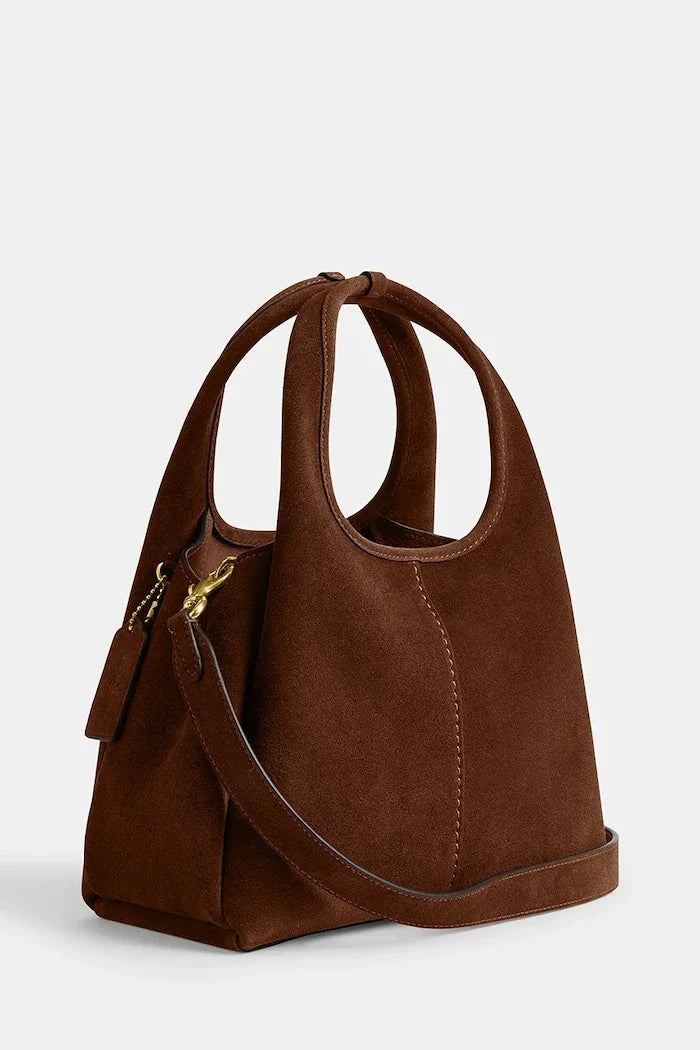 Bolso bandolera de ante para mujer Coach Suade Lana Shoulder Bag 23