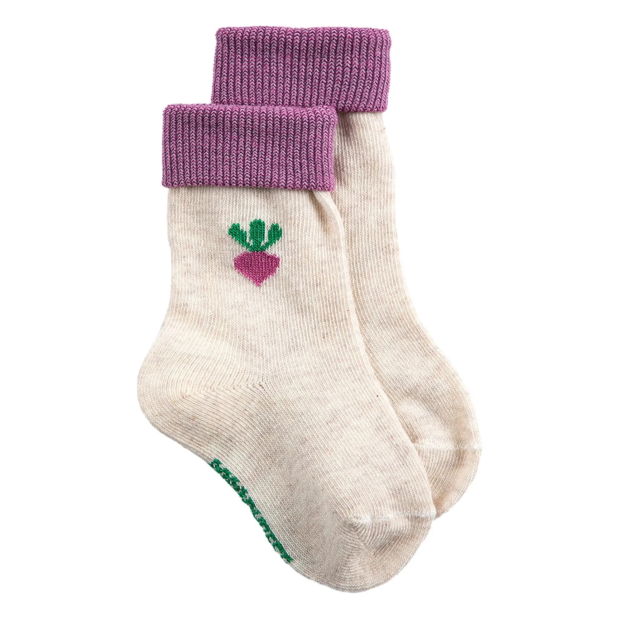 Bobo Choses - Calcetines de rábano de algodón orgánico - 2 pares | Morado