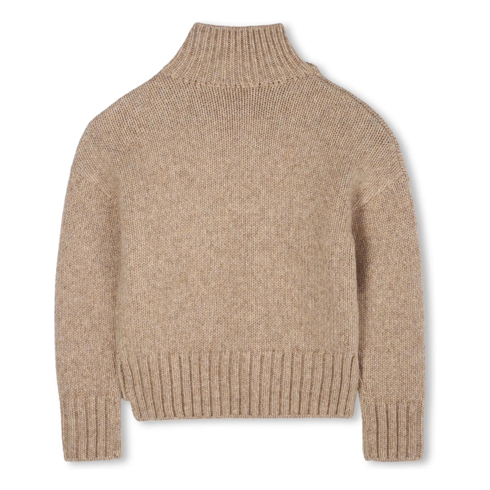 Zadig & Voltaire - Jersey de lana con botones y solapa | Beige