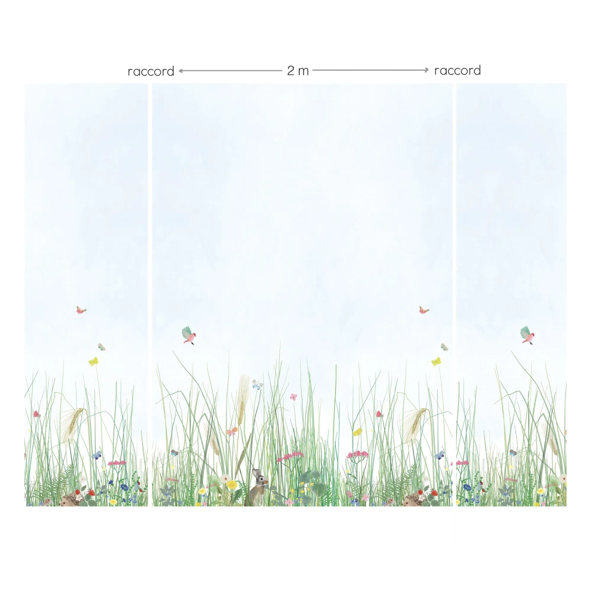 MIMI'lou - Papel pintado panorámico Mon Jardin