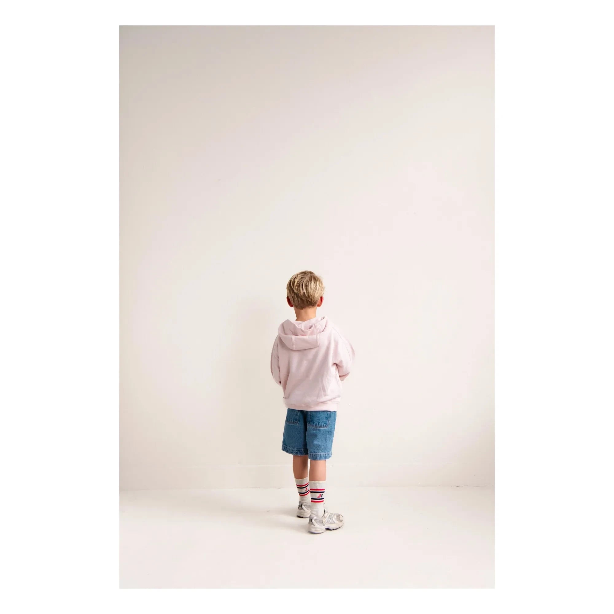 Jenest - Sudadera con capucha de algodón orgánico Taka | Rosa claro