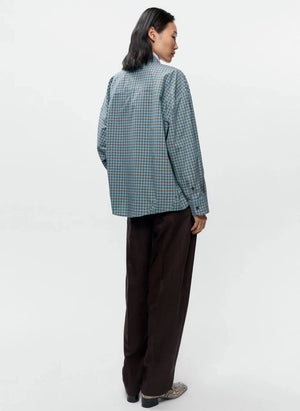 Cordera - Camisa de cuadros de algodón | Azul