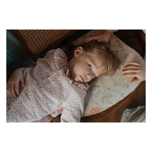 Risu Risu - Pijama floral de muselina de algodón orgánico Naviga | Rosa