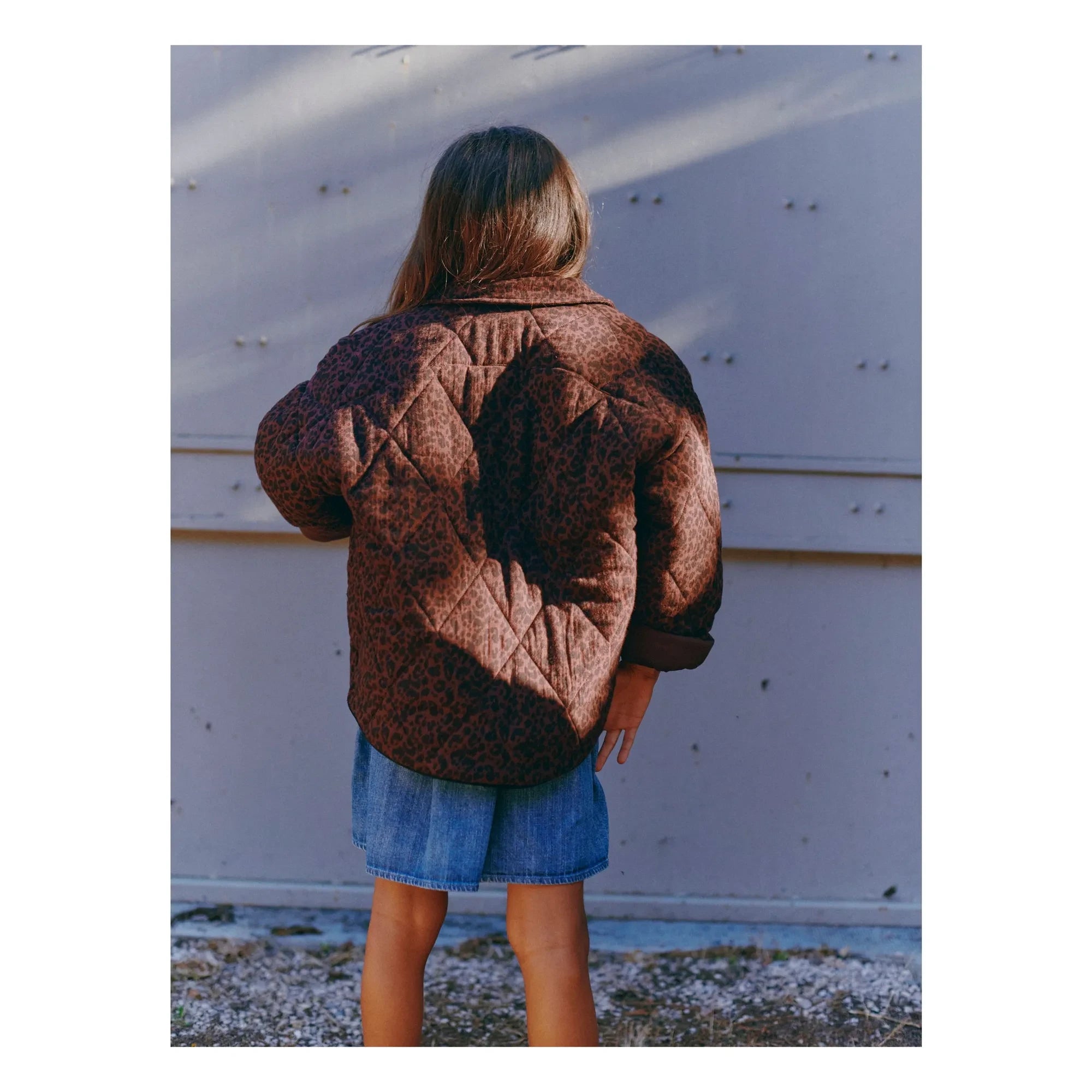 Marlot Paris - Chaqueta Henriette Leopar | Marrón