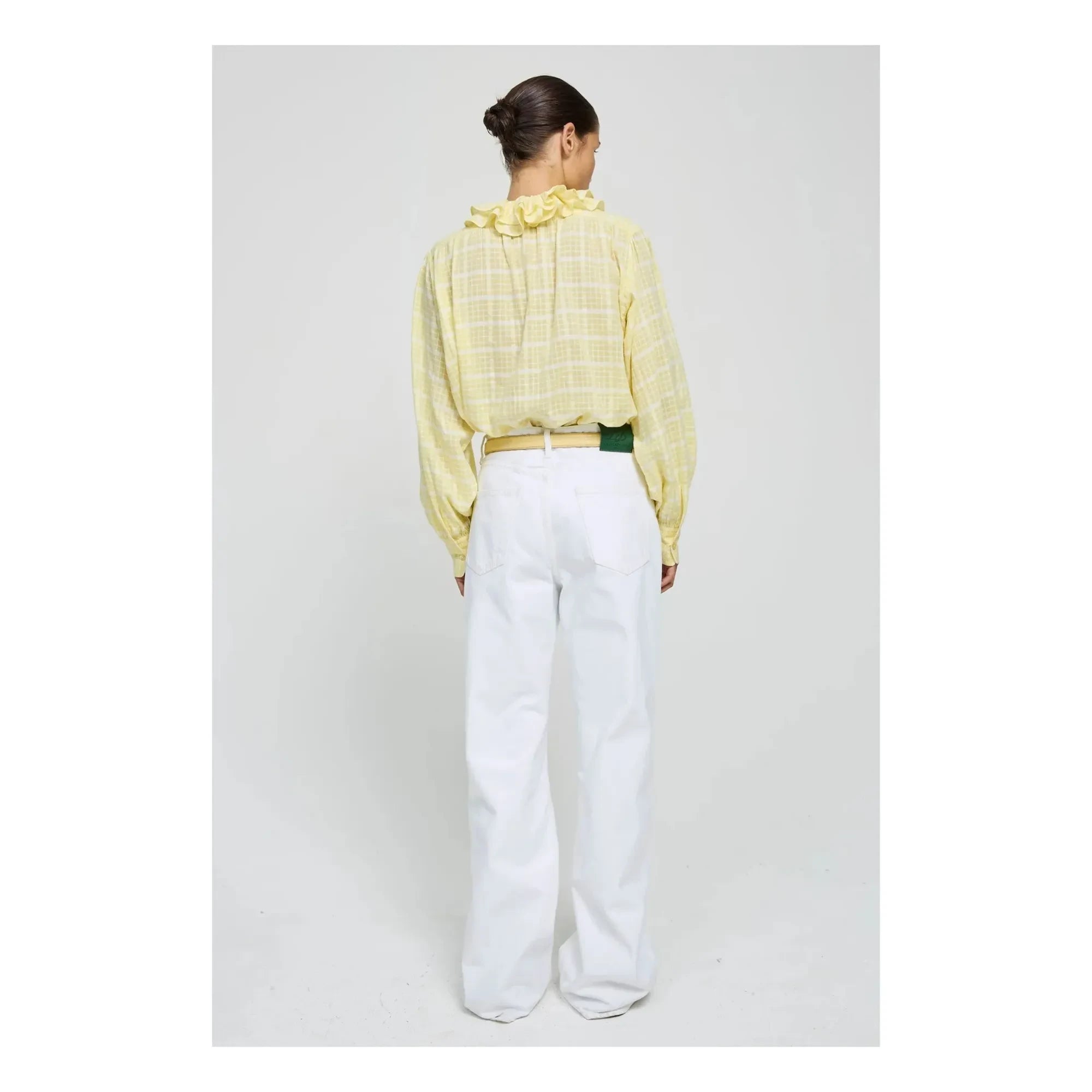 Laurence Bras - Blusa de algodón Phibi | Amarillo