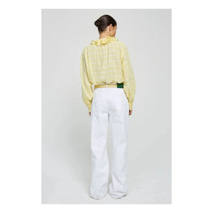 Laurence Bras - Blusa de algodón Phibi | Amarillo