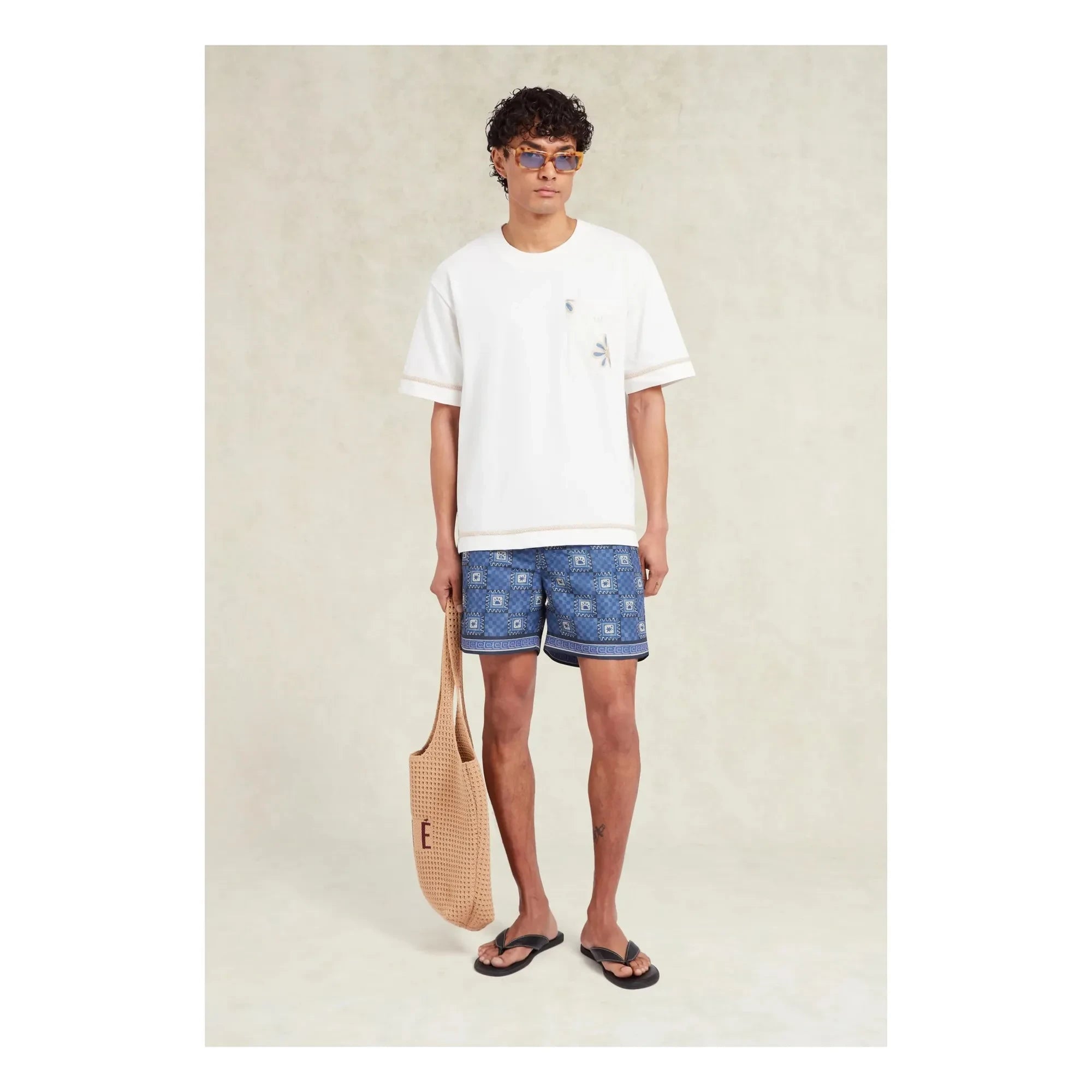 Ché Studios - Camiseta Daisel | Blanco - Marfil