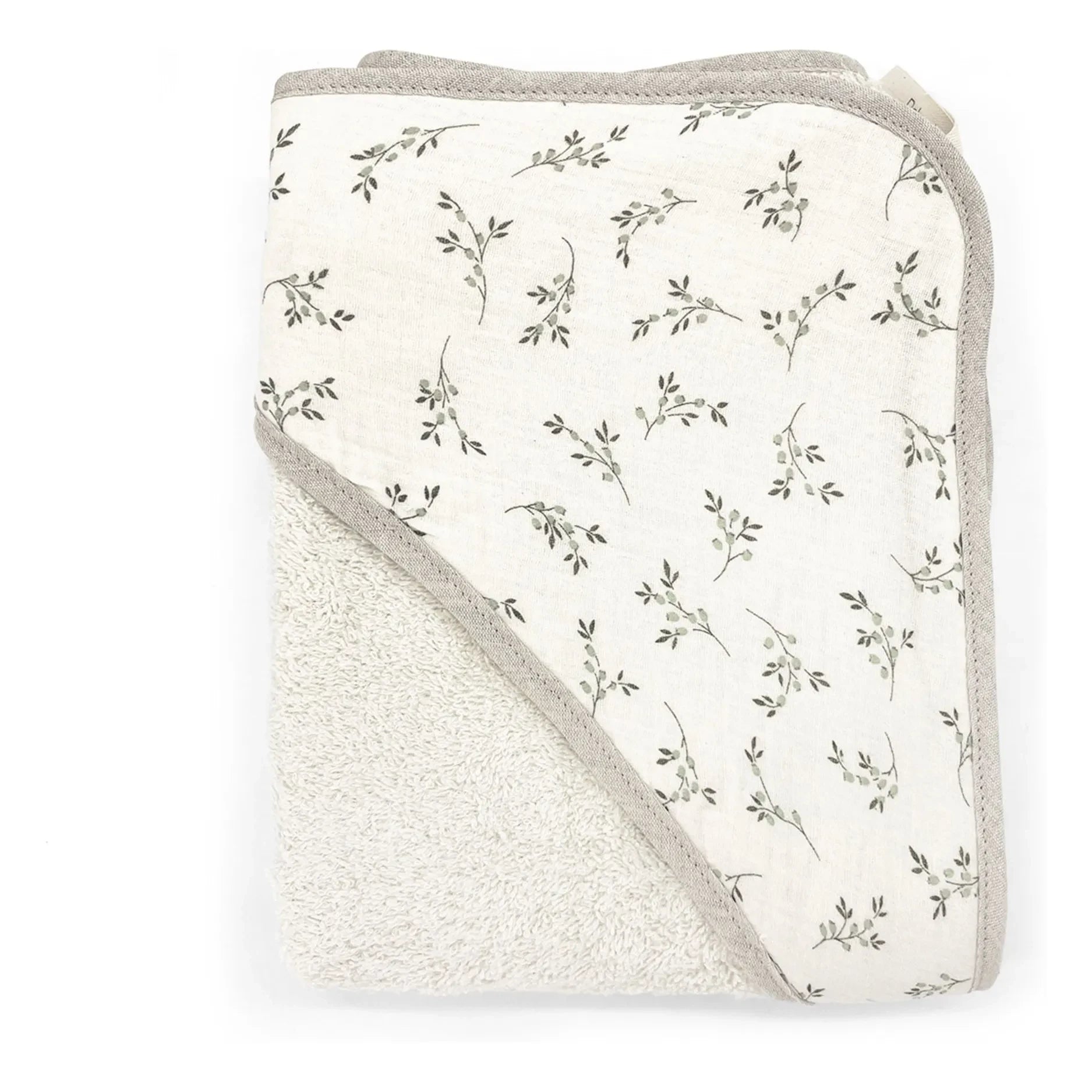 Babyshower - Capa de baño color oliva | Crudo
