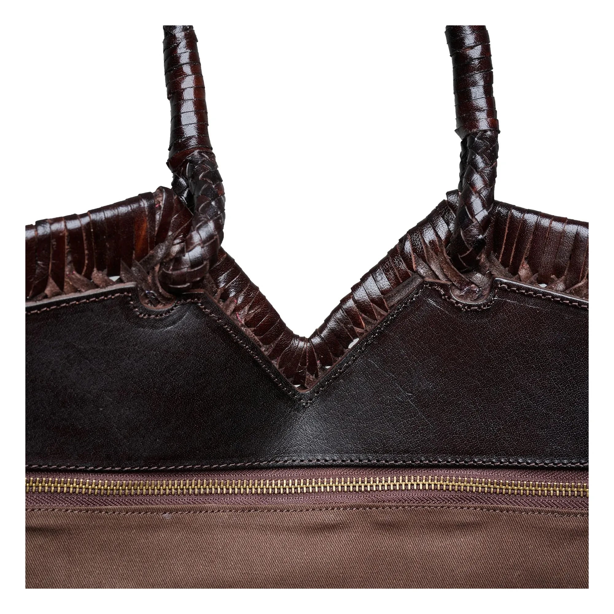 Vipera - Bolso tote Crudelia de piel | Chocolate
