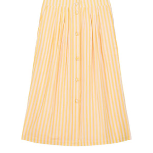 Louis Louise - Linda Çizgili Etek | Sarı