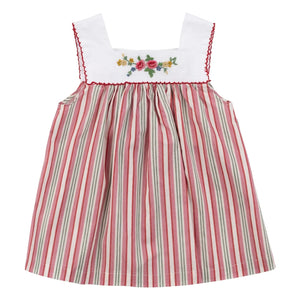 Babe & Tess - Vestido de rayas Marta | Rosa