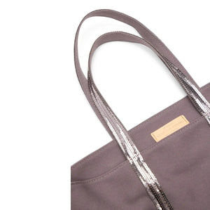Vanessa Bruno - Bolso tote con cremallera M | Gris carbón