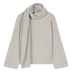 Masscob - Top Dorian Lana Virgen | Gris