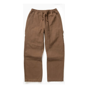 Service Works - Pantalones de cocinero Utility de algodón orgánico | Camel